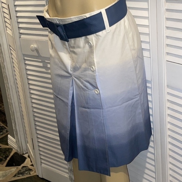 I. N. C Blue Ombré Skirt size 10 - Picture 2 of 4